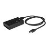 StarTech.com HB30A3A1CST interface hub USB 3.2 Gen 1 (3.1 Gen 1) Type-B 5000 Mbit/s Black 1
