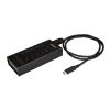 StarTech.com HB30C5A2CST interface hub USB 3.2 Gen 1 (3.1 Gen 1) Type-B 5000 Mbit/s Black 1