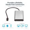 StarTech.com TB32HD24K60 USB graphics adapter 4096 x 2160 pixels Silver 13