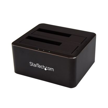 StarTech.com SDOCK2U33V storage drive docking station USB 3.2 Gen 1 (3.1 Gen 1) Type-B Black 1