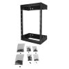 StarTech.com RK15WALLOA rack cabinet 15U Wall mounted rack Black 5