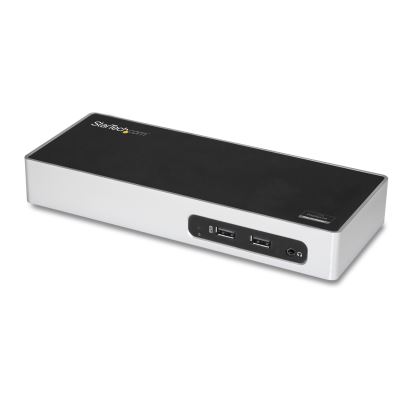 StarTech.com DK30ADD laptop dock/port replicator Wired USB 3.2 Gen 1 (3.1 Gen 1) Type-B Black, Silver 1