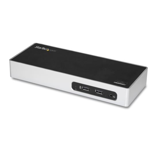 StarTech.com DK30ADD laptop dock/port replicator Wired USB 3.2 Gen 1 (3.1 Gen 1) Type-B Black, Silver 1