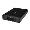 StarTech.com S351BMU33ET storage drive enclosure HDD enclosure Black 3.5" 1