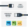 StarTech.com USB2CMB2M USB cable USB 2.0 78.7" (2 m) USB C Mini-USB B Black 2