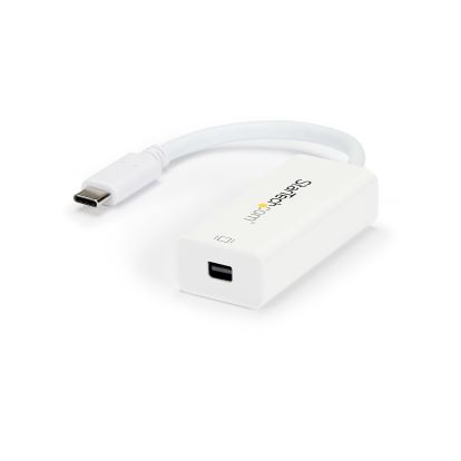 StarTech.com CDP2MDP USB graphics adapter 3840 x 2160 pixels White 1