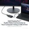 StarTech.com USB32DPES2 USB graphics adapter 3840 x 2160 pixels Black 8