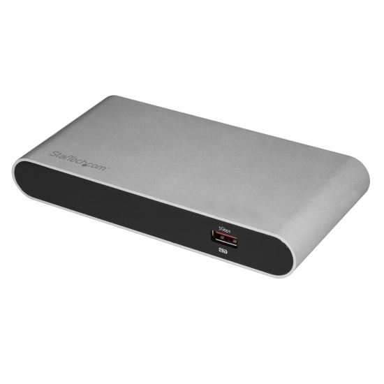 StarTech.com TB33A1C laptop dock/port replicator Wired Thunderbolt 3 Black, Silver 1