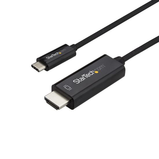 StarTech.com CDP2HD1MBNL video cable adapter 39.4" (1 m) USB Type-C HDMI Black 1
