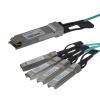 StarTech.com QSFP4X10GAO7 InfiniBand/fibre optic cable 275.6" (7 m) QSFP+ 4x SFP+ Black 1
