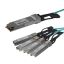 StarTech.com QSFP4X10GAO7 InfiniBand/fibre optic cable 275.6" (7 m) QSFP+ 4x SFP+ Black 1