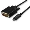 StarTech.com CDP2DVI3MBNL video cable adapter 118.1" (3 m) USB Type-C DVI-D Black 1