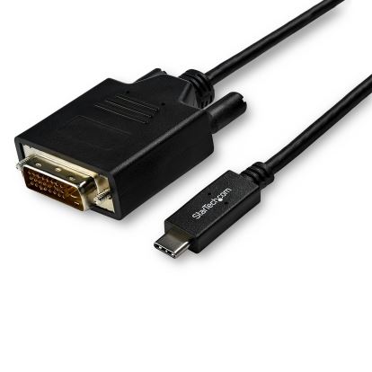 StarTech.com CDP2DVI3MBNL video cable adapter 118.1" (3 m) USB Type-C DVI-D Black 1