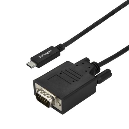 StarTech.com CDP2VGA3MBNL video cable adapter 118.1" (3 m) USB Type-C VGA (D-Sub) Black 1