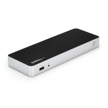 StarTech.com MST30C2HHPD laptop dock/port replicator Wired USB 3.2 Gen 1 (3.1 Gen 1) Type-C Black, Silver 1