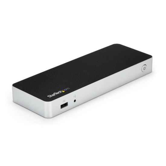 StarTech.com MST30C2HHPD laptop dock/port replicator Wired USB 3.2 Gen 1 (3.1 Gen 1) Type-C Black, Silver 1