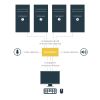 StarTech.com SV431DPUA2 KVM switch Rack mounting Black 10