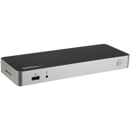 StarTech.com DK30CHDDPPD laptop dock/port replicator Wired USB 3.2 Gen 1 (3.1 Gen 1) Type-C Black, Silver 1