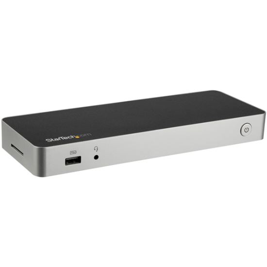 StarTech.com DK30CHDDPPD laptop dock/port replicator Wired USB 3.2 Gen 1 (3.1 Gen 1) Type-C Black, Silver 1