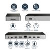 StarTech.com DK30CHDDPPD laptop dock/port replicator Wired USB 3.2 Gen 1 (3.1 Gen 1) Type-C Black, Silver 8
