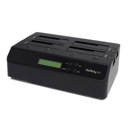 StarTech.com SATDOCK4U3RE media duplicator HDD duplicator Black 3 copies 1