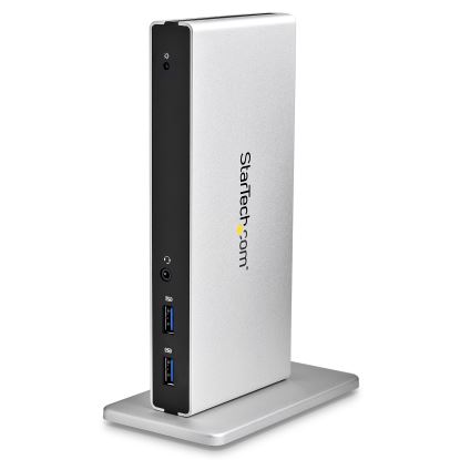 StarTech.com USB3SDOCKDD laptop dock/port replicator Wired USB 3.2 Gen 1 (3.1 Gen 1) Type-B Black, Silver 1