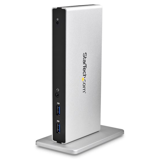 StarTech.com USB3SDOCKDD laptop dock/port replicator Wired USB 3.2 Gen 1 (3.1 Gen 1) Type-B Black, Silver 1