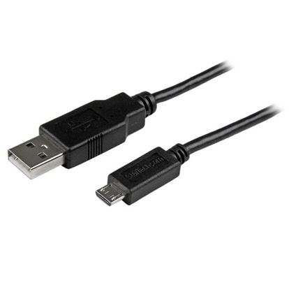StarTech.com USBAUB1BK USB cable USB 2.0 11.8" (0.3 m) USB A Micro-USB B Black 1
