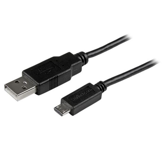 StarTech.com USBAUB1BK USB cable USB 2.0 11.8" (0.3 m) USB A Micro-USB B Black 1