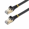 StarTech.com C6ASPAT2BK networking cable Black 23.6" (0.6 m) Cat6a U/UTP (UTP) 4