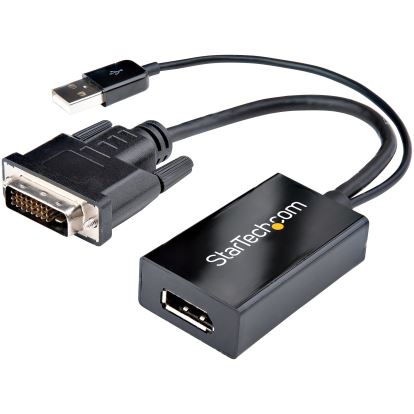 StarTech.com DVI2DP2 video cable adapter 10" (0.254 m) DVI-D DisplayPort Black 1