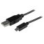 StarTech.com USBAUB15CMBK USB cable USB 2.0 5.91" (0.15 m) USB A Micro-USB B Black 1