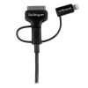 StarTech.com LTADUB1MB USB cable USB 2.0 39.4" (1 m) USB A Micro-USB B Black 5