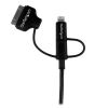 StarTech.com LTADUB1MB USB cable USB 2.0 39.4" (1 m) USB A Micro-USB B Black 6