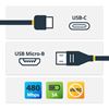 StarTech.com USB2CUB1M USB cable USB 2.0 39.4" (1 m) USB C Micro-USB B Black 2