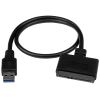 StarTech.com USB312SAT3CB cable gender changer USB 3.1 A SATA 7+15 pin Black 1
