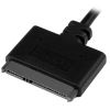 StarTech.com USB312SAT3CB cable gender changer USB 3.1 A SATA 7+15 pin Black 3