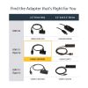 StarTech.com USB312SAT3CB cable gender changer USB 3.1 A SATA 7+15 pin Black 10