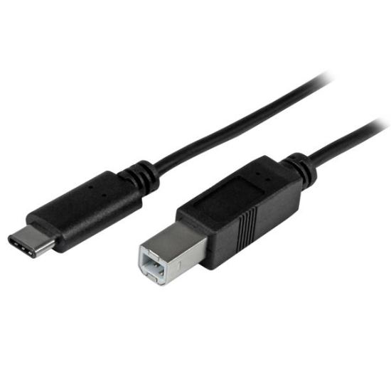 StarTech.com USB2CB2M USB cable USB 2.0 78.7" (2 m) USB C USB B Black 1