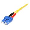StarTech.com SMFIBLCSC1 InfiniBand/fibre optic cable 39.4" (1 m) LC SC Yellow 2
