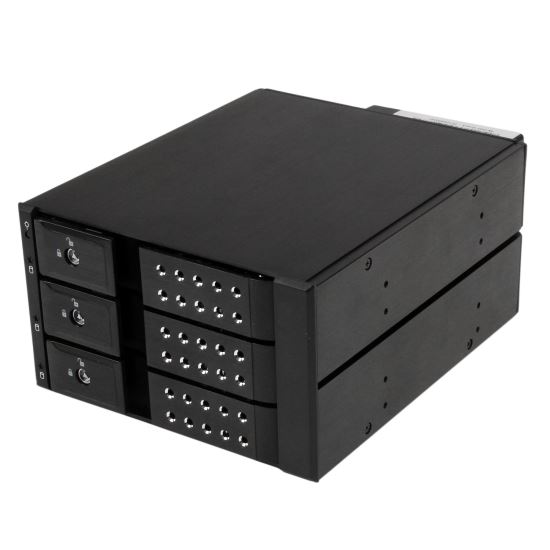 StarTech.com HSB3SATSASBA disk array 0 TB Black 1