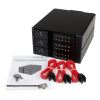 StarTech.com HSB3SATSASBA disk array 0 TB Black 6