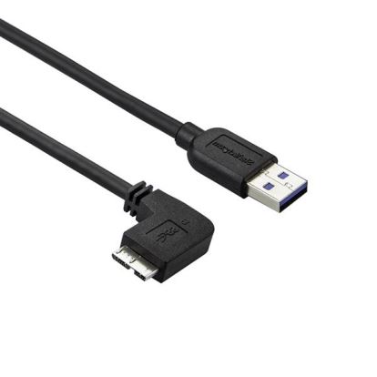 StarTech.com USB3AU2MLS USB cable USB 3.2 Gen 1 (3.1 Gen 1) 78.7" (2 m) USB A Micro-USB B Black 1