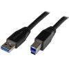 StarTech.com USB3SAB10M USB cable USB 3.2 Gen 1 (3.1 Gen 1) 393.7" (10 m) USB A USB B Black 2