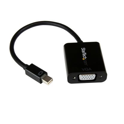 StarTech.com MDP2VGA2 video cable adapter 7.09" (0.18 m) Mini DisplayPort VGA (D-Sub) Black 1