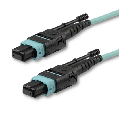 StarTech.com MPO12PL2M InfiniBand/fibre optic cable 78.7" (2 m) MPO/MTP Aqua color 1