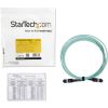 StarTech.com MPO12PL3M InfiniBand/fibre optic cable 118.1" (3 m) MPO/MTP Aqua color 4