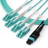StarTech.com MPO8LCPL1M InfiniBand/fibre optic cable 39.4" (1 m) MPO/MTP 8x LC Aqua color 4