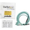 StarTech.com MPO8LCPL5M InfiniBand/fibre optic cable 196.9" (5 m) MPO/MTP 8x LC Aqua color 5