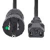 StarTech.com PXTMG10110 power cable Black 118.1" (3 m) NEMA 5-15P C13 coupler 4